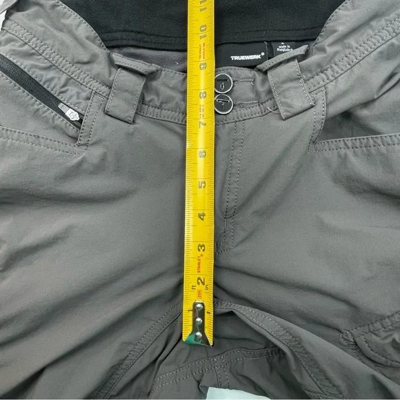 TRUEWERK Women's Gray Cargo Pants Workwear Outdoor Rugged Stretch Size 4 - Picture 10 of 11